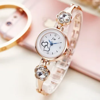 

New high-end watches Women's brand fashion ladies rhinestone fashion bracelet student steel belt women's watch