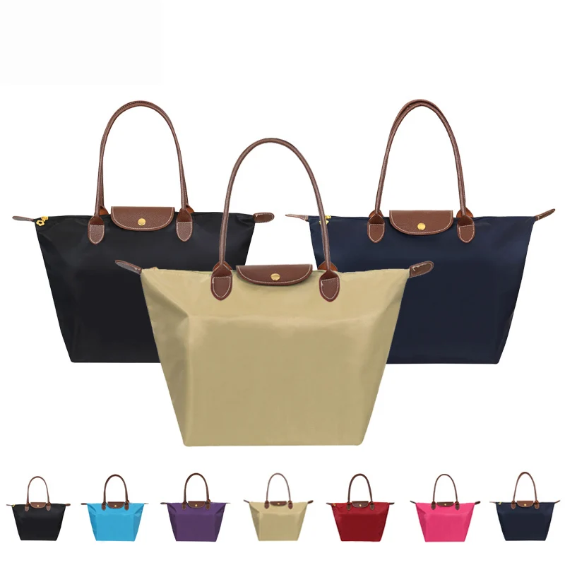 

hot Nylon Dumpling Bags lady's Large Capacity Clutch Tote Bag lady Shoulder Bags Shopping Handbag Travel Beach Bag Bolsas