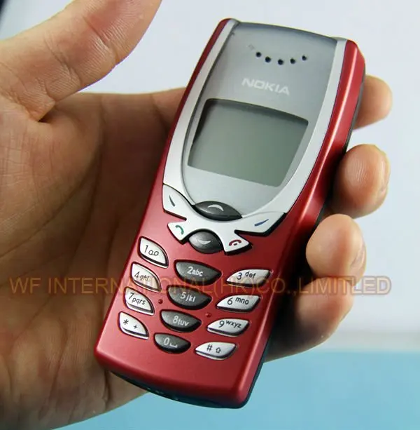 Разблокированный Мобильный телефон Nokia 8250 2G GSM 900/1800 серебристый один год