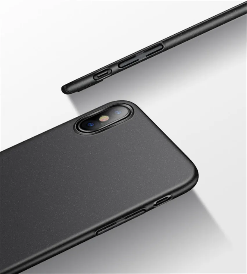 Aixuan Metal Plate Car Holder Magnetic Case for iPhone Xs Max XR X Magnet Hard Matte Case for iPhone 7 8 6 6s Plus  (8)