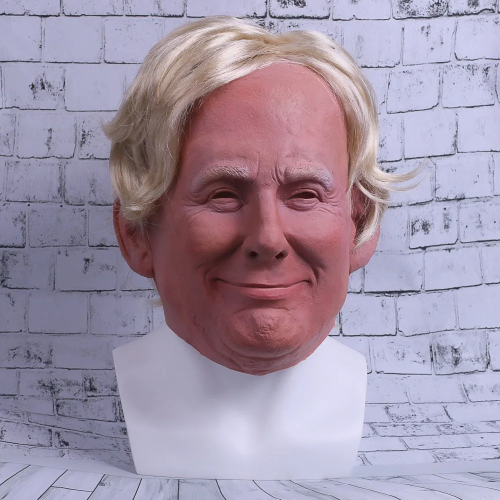 President Donald Trump Deluxe Latex Full Adult Halloween Mask Costume Accessory