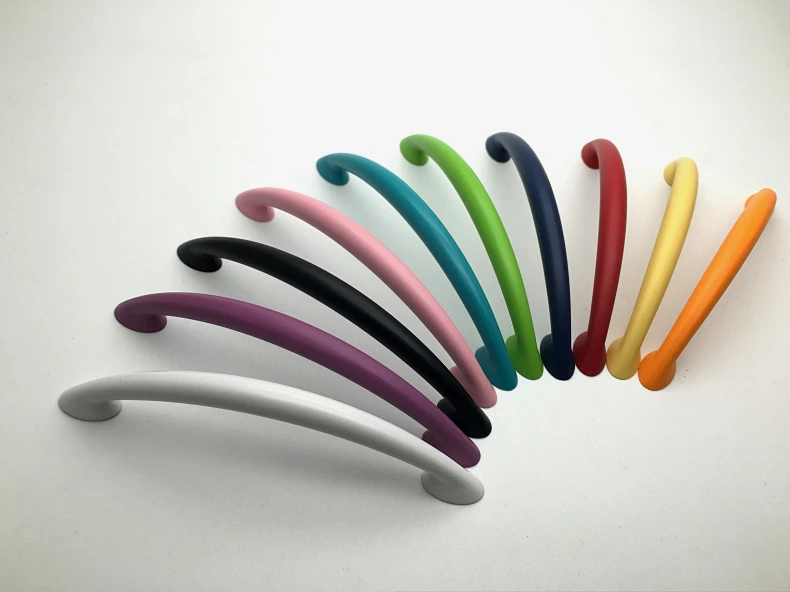 

2.5'' Colorful Knob Drawer Pulls Cabinet Door Handle Dresser Pull Handles Kids Blue Orange Yellow Red 64mm Furniture Hardware