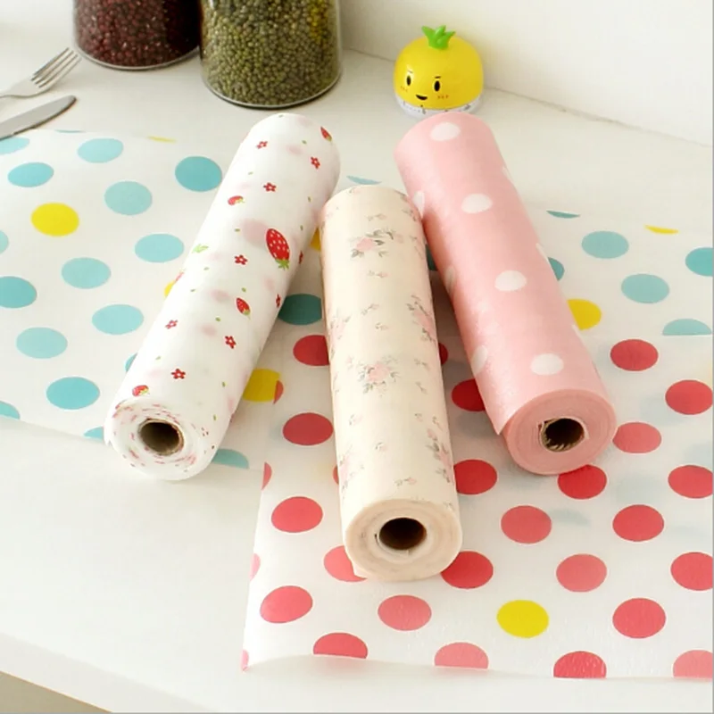 

30 * 300cm Waterproof Non-Slip Placemat Table Mat Cabinet Closet Heat-insulated Kitchen Drawer Tableware Pad Mat Desk Decoration