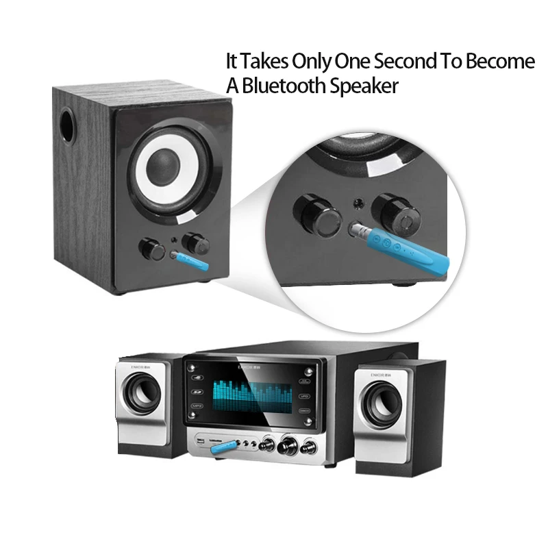 DOITOP AUX беспроводной Bluetooth аудио приемник с микрофоном 3,5 мм BT V4.1 стерео музыка аудио адаптер для динамика автомобильные телефоны наушники