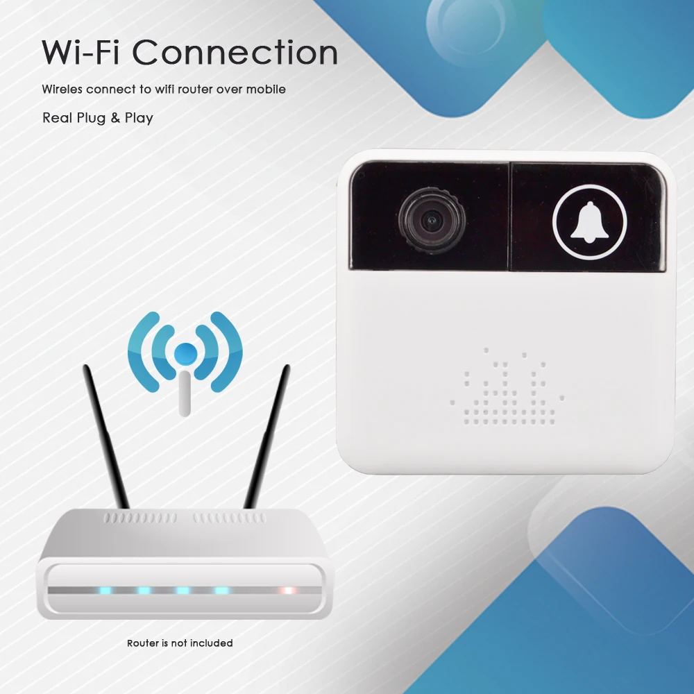Беспроводной дверной звонок CTVMAN с Wi Fi мини камера HD 720p видеодомофон сигнализация