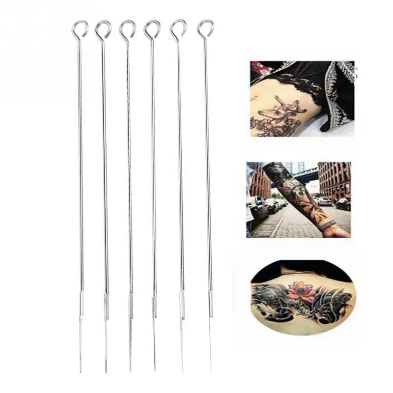 50PCS Tattoo Needles 3RL steel disposable Sterilze Tatoo Needles Curved