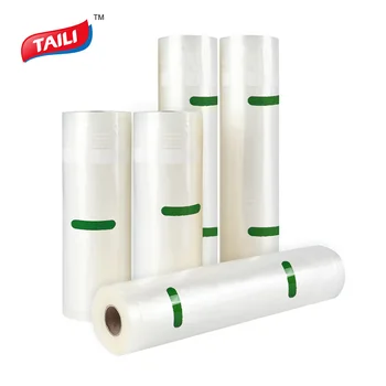 

TAILI 5 Rolls Kitchen Food Vacuum Bag Storage Bags For Food Vacuum Packaging Rolls Vacuum Heat-Seal Bag 20*610cm/28*490cm