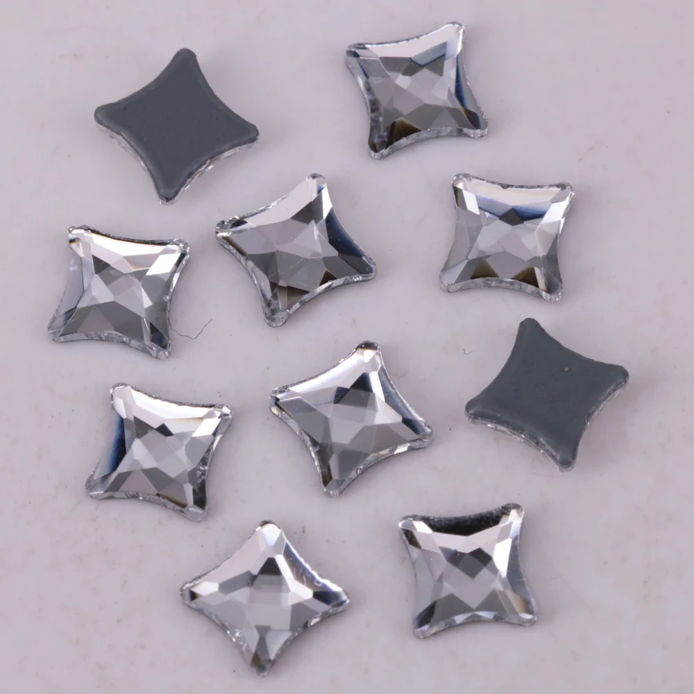 

Free Shipping! Lead Free 6mm Crystal Clear Starlet Iron On Crystal Stones / Flat Back Hotfix Rhinestones