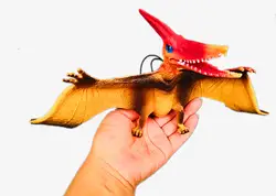 Модельки динозавров Fengshen Птерозавр рука Дракон мягкий пластик одноцветное моделирование животных модель детская игрушечные лошадки
