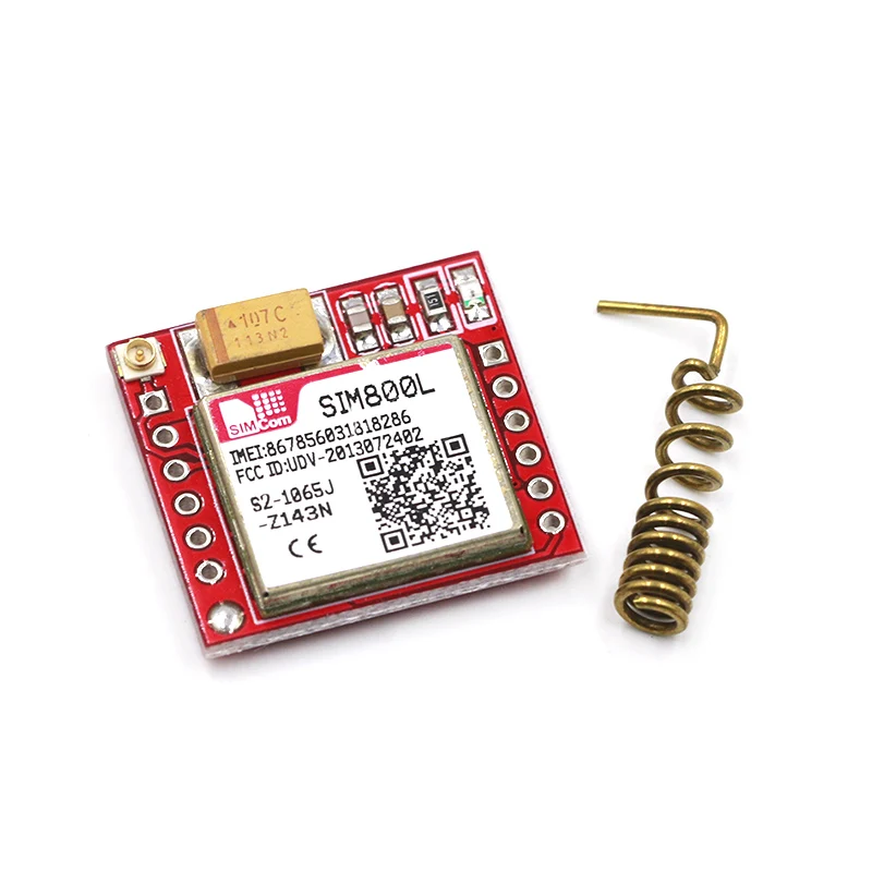 Мини маленький модуль SIM800L GPRS GSM карта MicroSIM Core Беспроводная плата Quad-band ttl последовательный порт с антенной для Arduino