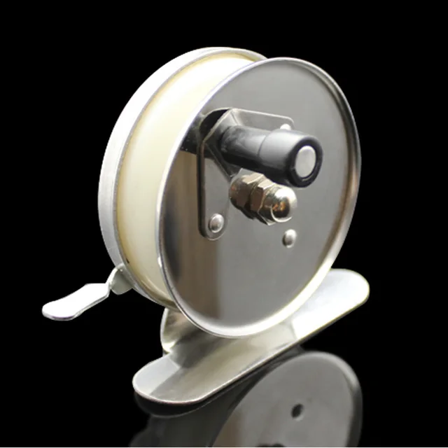 Best Price Super Light Metal Iron Ice Fly Fishing Reel Fish Line Wheel Front End Spool 60mm Stainless Steel Round Best Price Super Light Metal Iron Ice Fly Fishing Reel Fish Line Wheel Front End Spool 60mm Stainless Steel Round