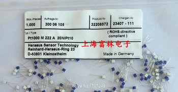 DHL EMS Free Shipping germany heraeus PT1000 M222 Class A thin-film platinum resistor chips PT1000 Thin film Temperature Sensor 2