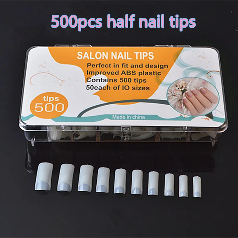 2016 free shipping Nail art supplies wholesale 500pcs Box packaging