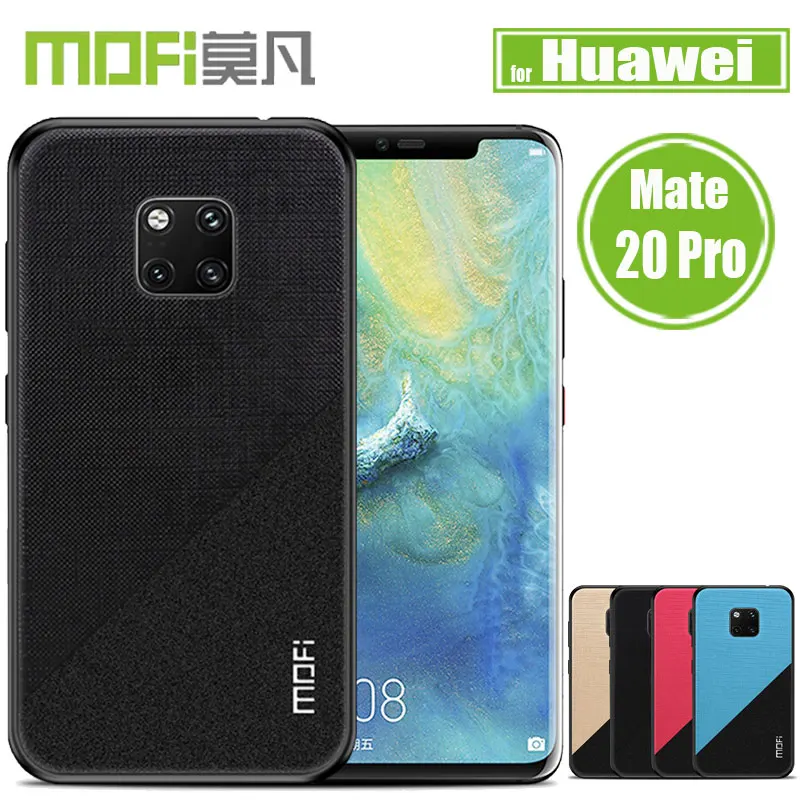 Goedkoop Huawei Mate 20 Pro Gevallen Mofi Heldere Soft TPU + Hard PC + Stof Doek Smart Telefoon Tas Beschermhoes cover voor Huawei Mate 20 Pro