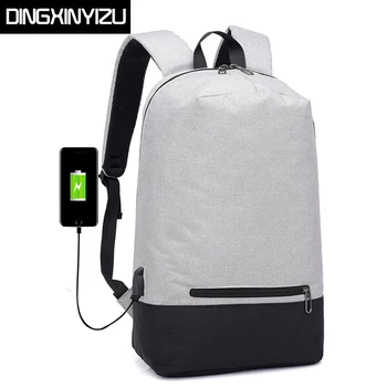

DINGXINYIZU USB Charging Design Laptop Men Backpacks for Teenager School Bags Oxford Casual Rucksack Daypack Travel Male Mochila