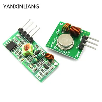 

1Lot= 5 pair (10pcs) 433Mhz RF transmitter and receiver Module link kit for Arduino/ARM/MCU WL diy 433mhz wireless free shiping