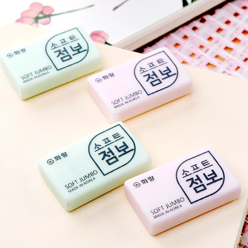 1pcs Korean 4B Coloful Pencil Erasers 100SJ/200SJ/300SJ Large wholesale
