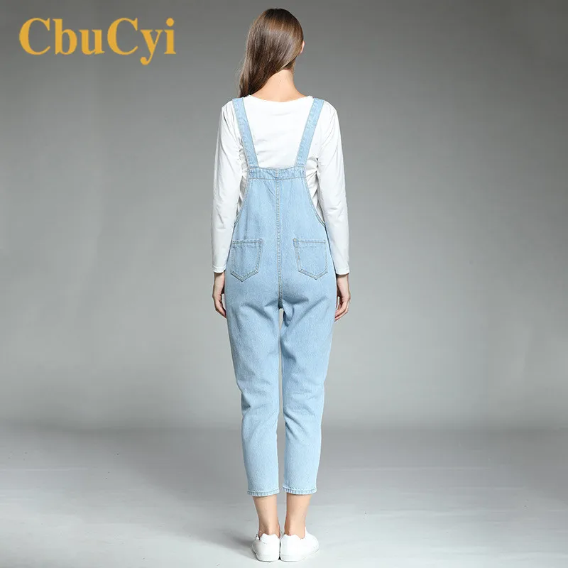 CbuCyi Women's Jumpsuits Plus Size 5XL Loose Casual Straps Floral Embroidered Jeans Rompers Womens Jumpsuits Overalls for Women