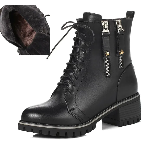 luxury leather boots