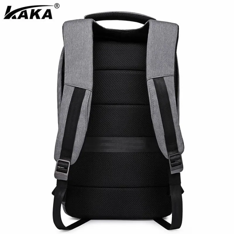 2018 KAKA Холщовый мужской рюкзак сумка бренд 17 3 дюйма ноутбук Mochila для мужчин