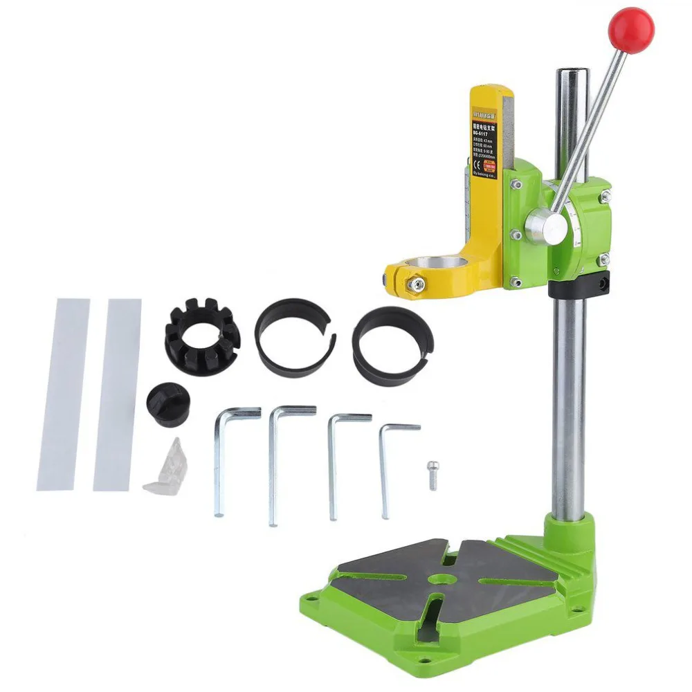 

Electric Power Drill Press Stand Table Adjustable Workbench Repair Tool Clamp Drilling Collet Table Rotary 90 degree for Drill