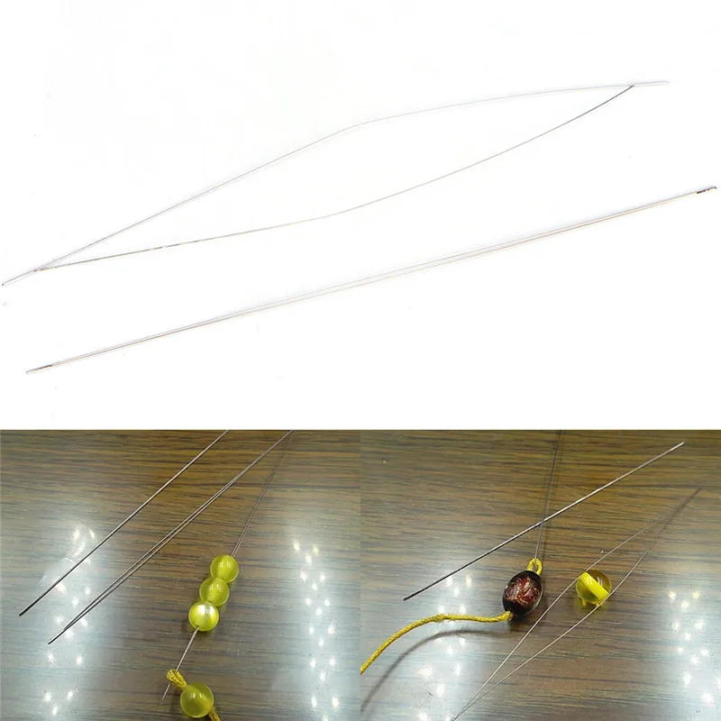 

5Pieces Big Eye Curved Beading Needles Threading String Cord Jewelry Making Tool