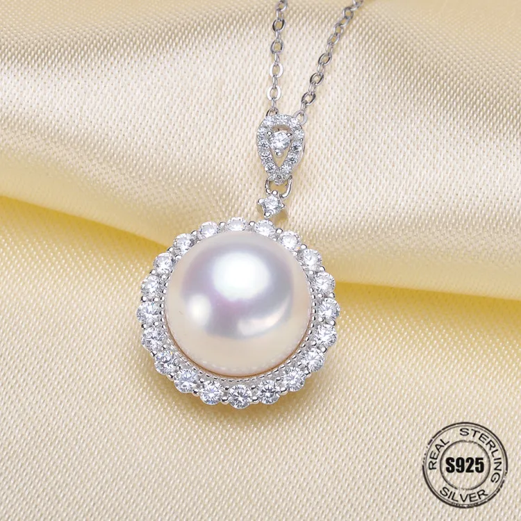 Goede Romantische Mode Zirkoon Crystal Sterling Zilveren Hanger Sluitingen, Sieraden Bevindingen DIY Jewely Onderdelen Accessoires