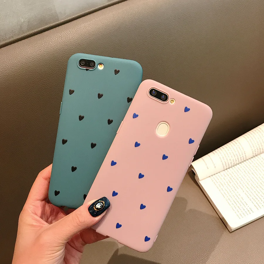 Fashion Cute Love Heart Phone Back Cases For Huawei Honor 9 10 V9 V10 P10 P20 Pro Nova 2S 3 Mate Cover Fitted Case |