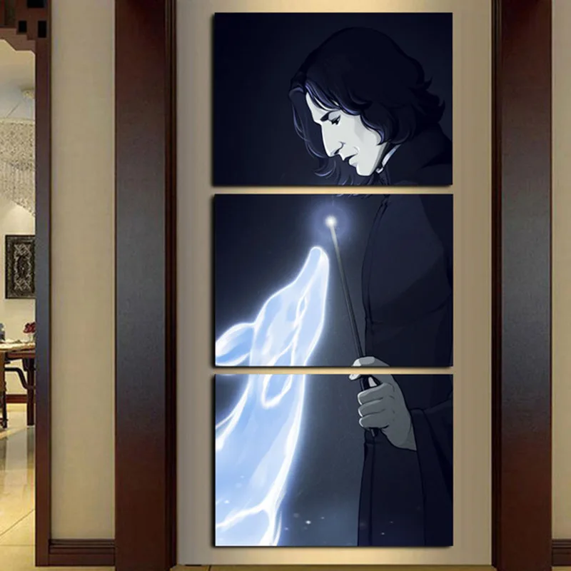 Harry Potter Fan Art Snape Modern Home Wall Decor Canvas Picture Art Hd Print Painting On Canvas Artworks Ph1 Rw3 Paintings On Canvas Canvas Pictureprints Painting Aliexpress