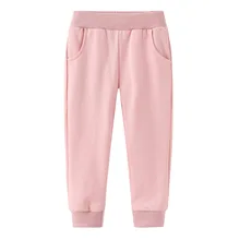 Cotton Baby Girls Running Pants Casual Sport Solid Boys Trousers Kids Slacks For Spring Autumn For Age 2-9 Years Old
