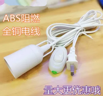 

Lamp Socket Extender e27 Socket Extension Cord Two-pin Plug with Switch Electricity Saving Lamp LED Bulb Holder e27 Lamp Holder
