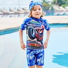 Детский купальный костюм для маленького мальчика, купальник для детей, бикини, новинка года, детский 5820 полиэстер, животные, жемчуг, дневник