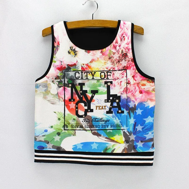 Милый Кот с очками print crop top Для Девочки дизайн одежды короткий стиль танки летнее платье женские на бретелях Перевозка груза падения - Цвет: XYCT002