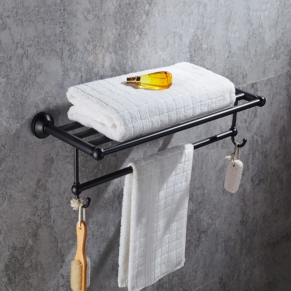 

American Hotel Black Towel Rack Antique Towel Rack Bathroom Rack Bathroom Hardware Pendant Towel Bar lo815248