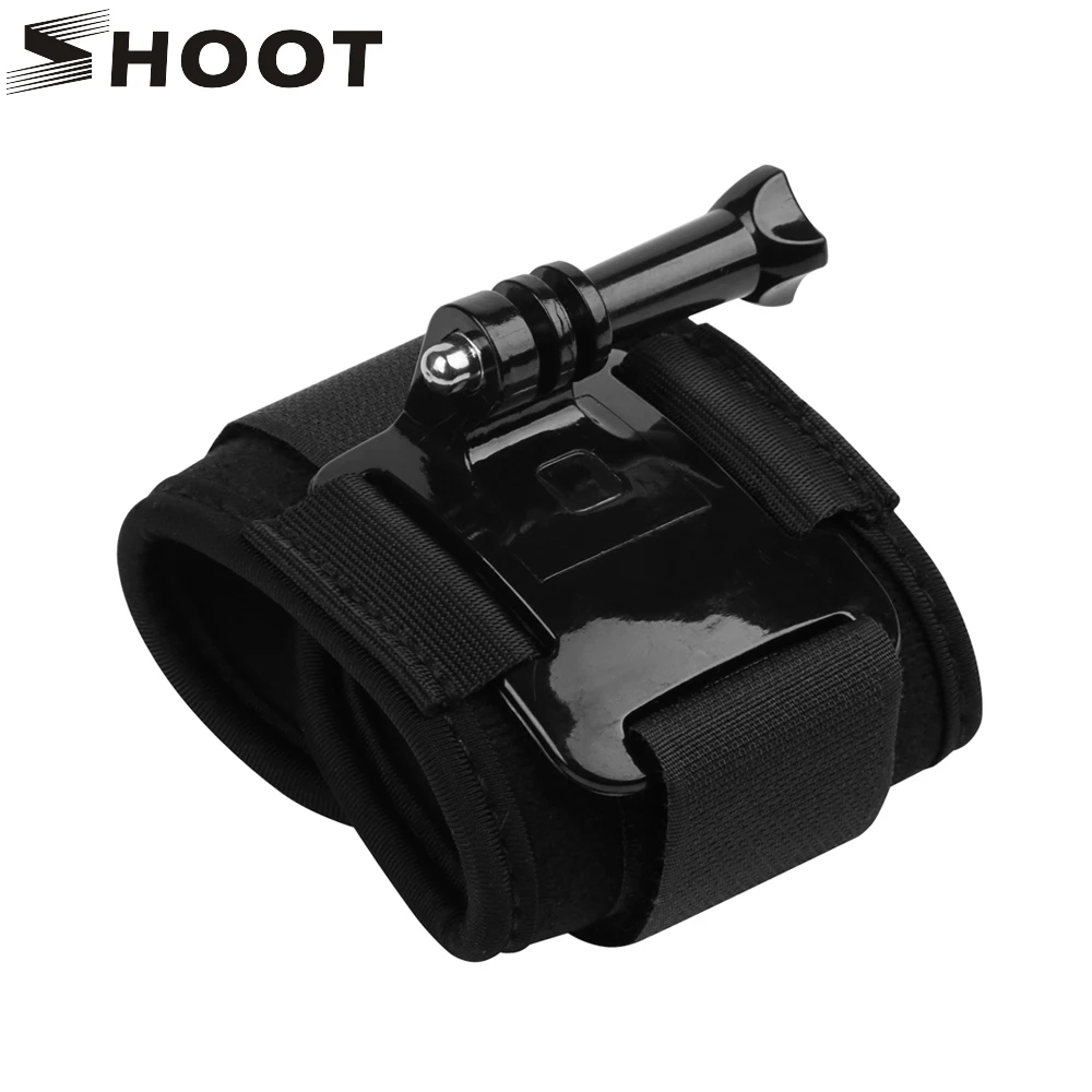 اطلاق النار عمل كاميرا مزودة بمعصم للحمل جبل ل GoPro بطل 7 6 5 جلسة Xiaomi يي 4 كيلو Sjcam Sj4000 Eken H9 حزام يدين قبضة اليد العائمة ضد الماء