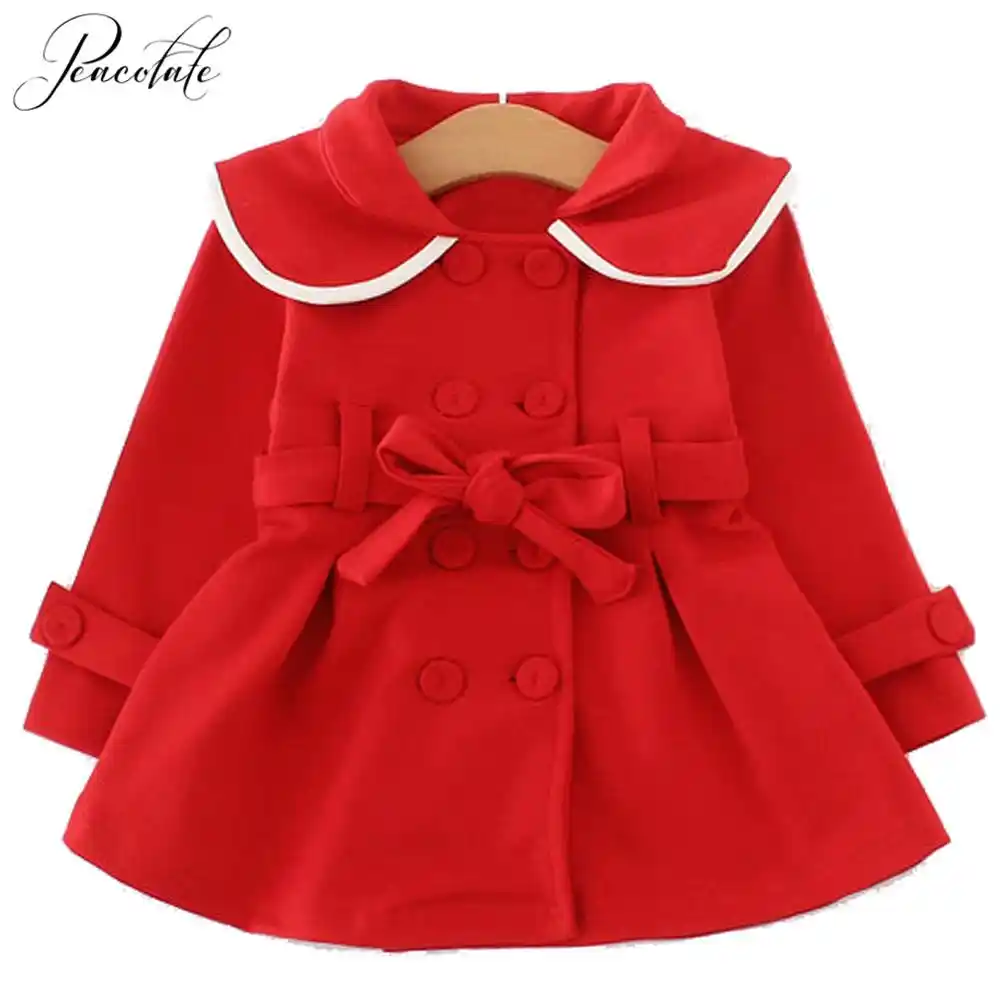 infant red coat