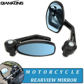 

For YAMAHA YZF R1 R3 R6 R25 MT07 MT09 FZ07 FZ09 YBR 125 KAWASAKI Z800 Z1000 etc Universal Motorcycle handlebar rearview mirror