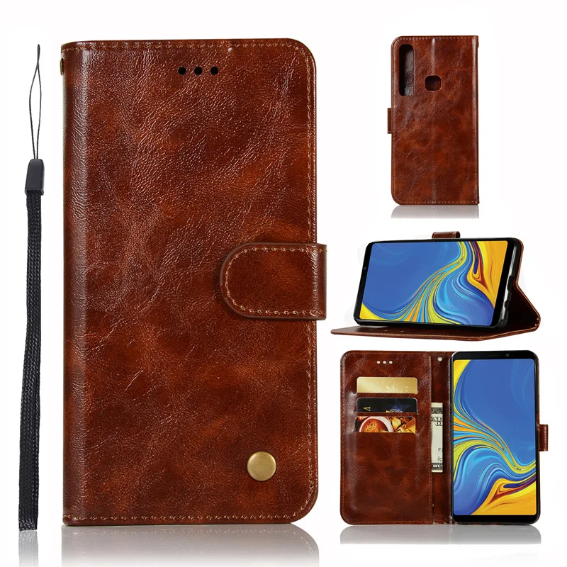 

PU Leather Wallet Case For Samsung Galaxy A70 A50 A30 A40 A6 A7 A8 Plus A9 2018 A5 A3 2017 2016 Case Coque Flip Cell Phone Bag