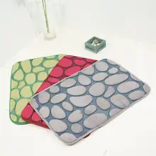 3D Pebble Pattern Коврик Нескользящие банные коврик коврики Ванная комната Кухня водопоглощающий ковер