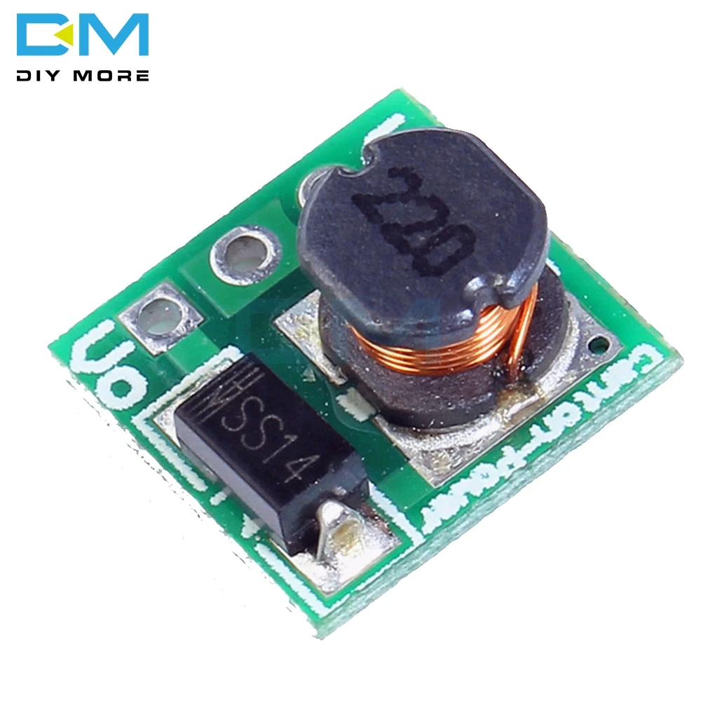 

150khz DC DC 1.8V 2.5V 3V 3.3V 3.7V To 5V Voltage Boost Converter Board Module Regulator 18650 Li-on Batery Step Up Power Supply