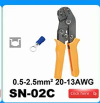 PZ 0.25-2.5 0.25-2.5mm 23-13AWG GERMANY STYLE SMALL CRIMPER PLIER electrical terminals crimping tools