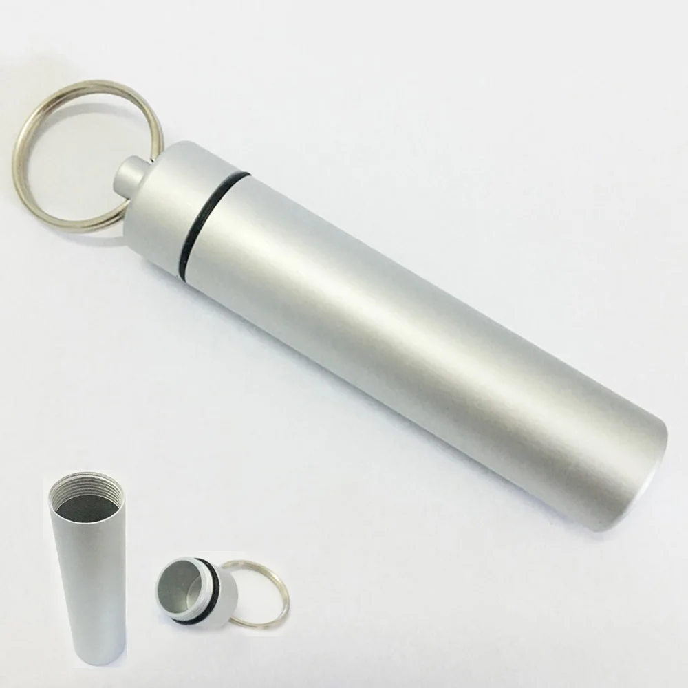 Aluminum Alloy Waterproof Pill Toothpick Holders Medicine Toothpicks