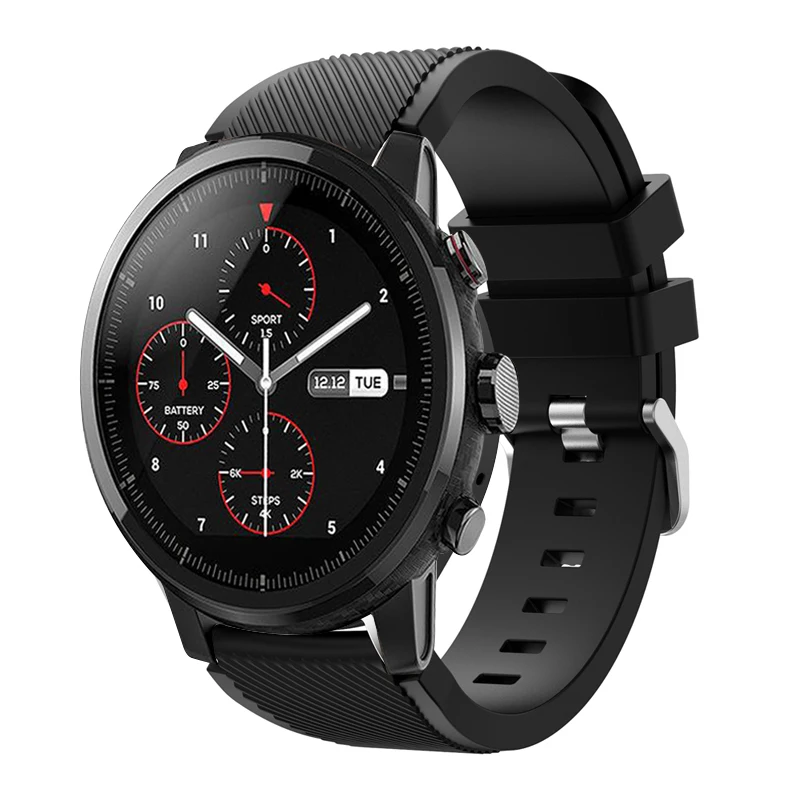 Спортивный силиконовый ремешок 22 мм для Samsung Gear S3 Frontier/Classic/Galaxy 46 браслет на