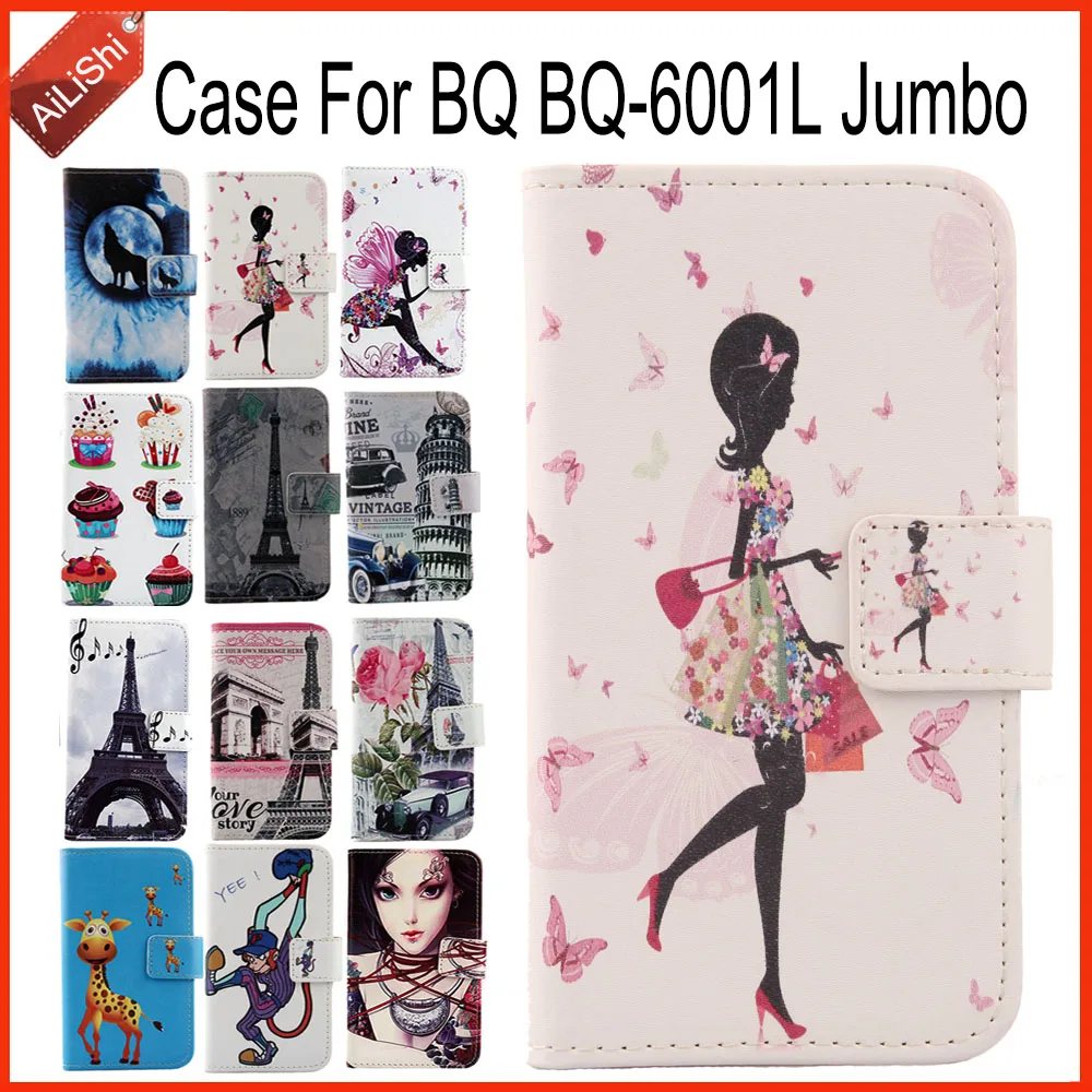 

AiLiShi Factory Direct! Case For BQ BQ-6001L Jumbo Luxury Flip PU Leather Case Exclusive 100% Special Phone Cover Skin+Tracking