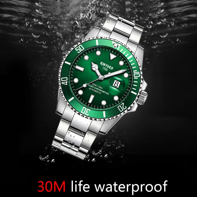 عالية الجودة الرياضة التلقائية ووتش الرجال الفاخرة العلامة التجارية للماء الميكانيكية ووتش الذكور الصلب الكامل ساعة اليد Montre أوم Reloj عالية الجودة الرياضة التلقائية ووتش الرجال الفاخرة العلامة التجارية للماء الميكانيكية ووتش الذكور الصلب الكامل ساعة اليد Montre أوم Reloj