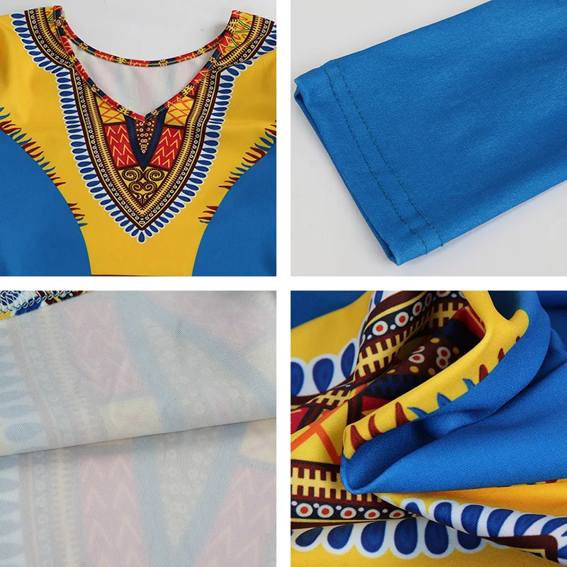 Kostlich Autumn Dress Women 2017 African Tribes Retro Print Dress O-Neck Long Sleeve Womens Clothing Vintage Bodycon Dresses (21)
