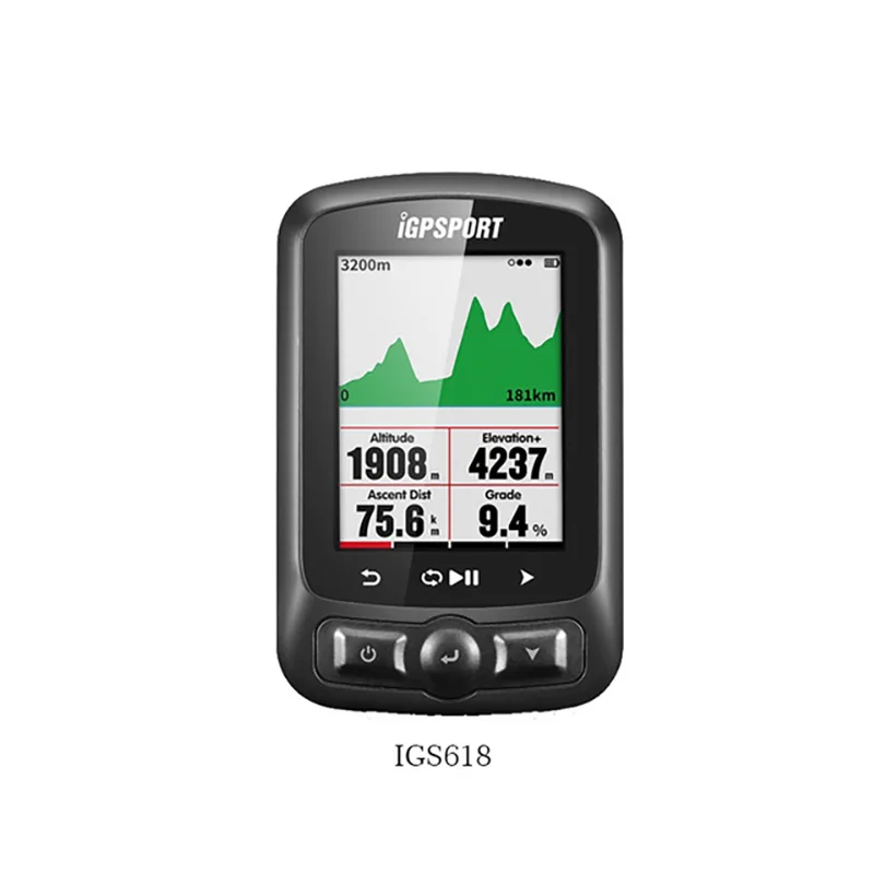 IGS618E I gps порт ANT+ gps велосипедный компьютер IGS618E Bluetooth Спидометр беспроводной водонепроницаемый велосипедный цифровой секундомер велосипедные аксессуары - Цвет: IGS618E
