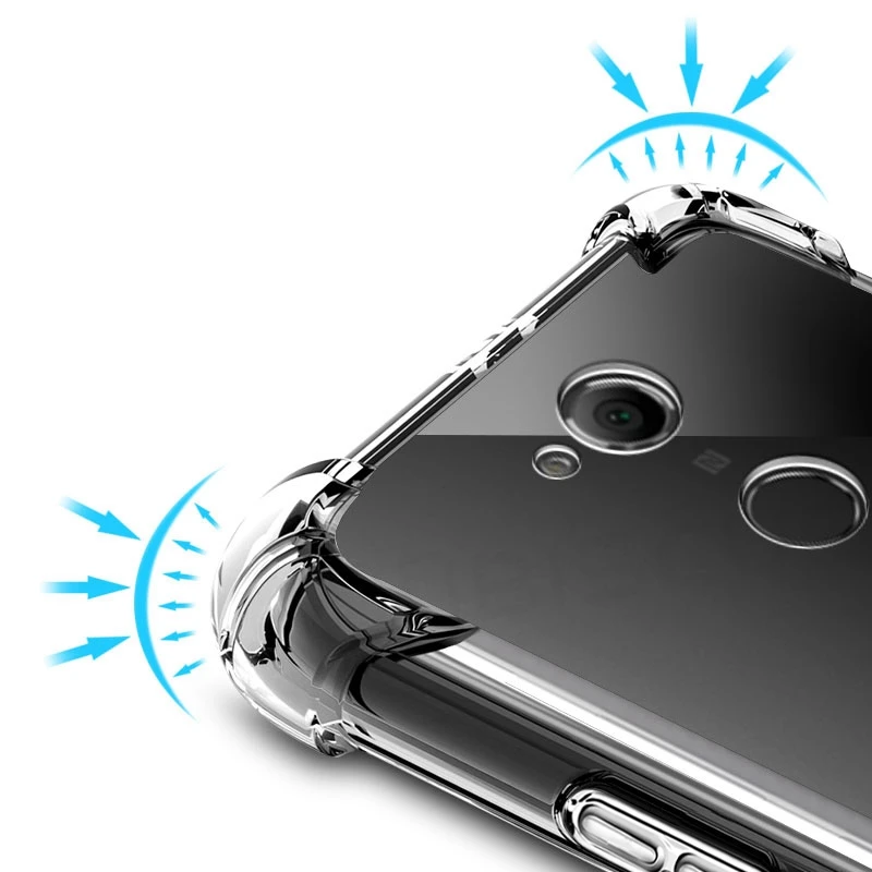 Shockproof Clear Silicone Phone Case