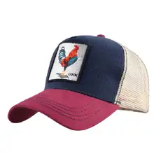 Бейсболка для женщин, летняя сетчатая Кепка для мужчин, вышивка в виде костей животных, хип-хоп кепка, Повседневная хлопковая кепка, Прямая поставка