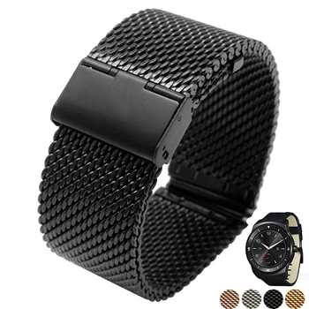

Milanese Strap Quick Release 22mm LG G Watch R W100 W110 Urbane W150 Stainless Steel Watch Band Bracelet